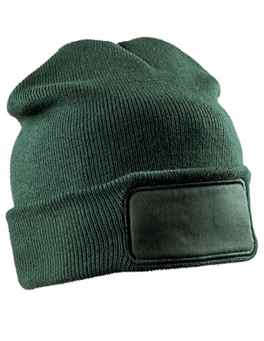 RES-RC927X-Recycled Double Knit Printers Beanie