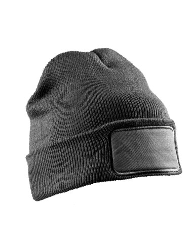 RES-RC927X-Recycled Double Knit Printers Beanie