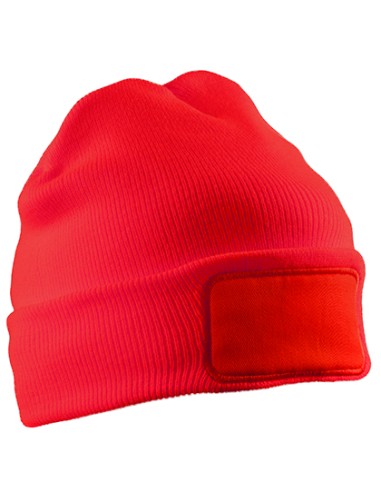 RES-RC927X-Recycled Double Knit Printers Beanie