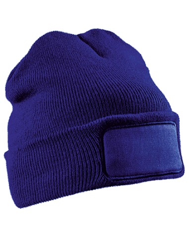 RES-RC927X-Recycled Double Knit Printers Beanie