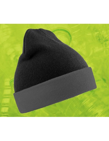 RES-RC930X-Recycled Black Compass Beanie