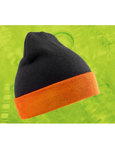 RES-RC930X-Recycled Black Compass Beanie