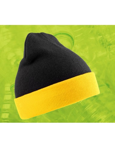 RES-RC930X-Recycled Black Compass Beanie