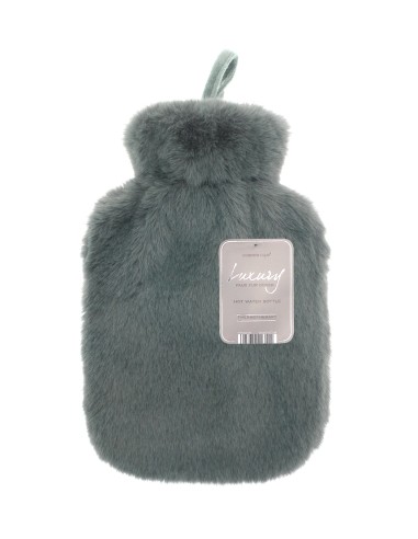 RIB-HWB223556-Bouillotte et housse en fausse fourrure super luxueuse