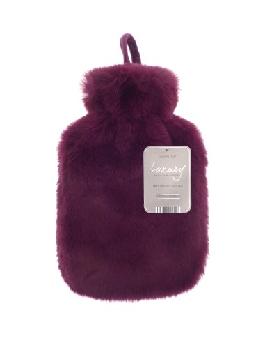 RIB-HWB223556-Bouillotte et housse en fausse fourrure super luxueuse