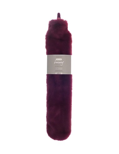 RIB-HWB223570-Bouillotte longue et housse en fausse fourrure super luxueuse
