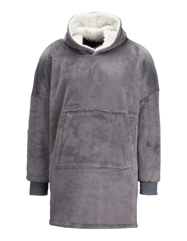 RIB-RI002-The Ribbon - Sweat à capuche en sherpa, réversible, confortable et oversize