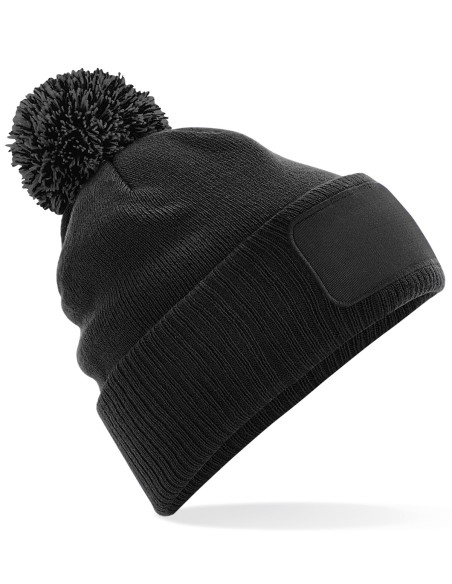B-B443-Snowstar® Patch Beanie