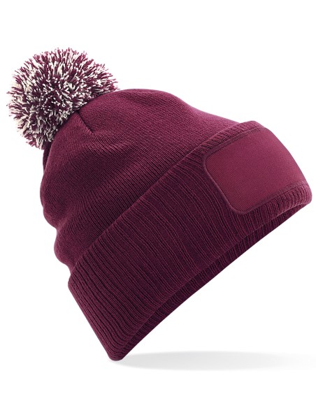 B-B443-Snowstar® Patch Beanie