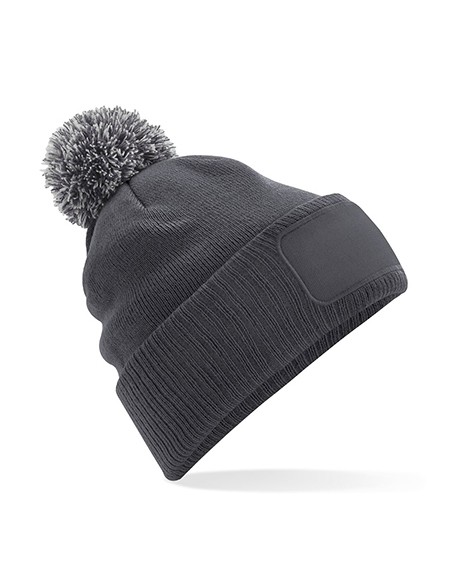 B-B443-Snowstar® Patch Beanie