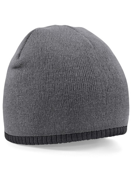 B-B44C-Two-Tone Pull-On Beanie