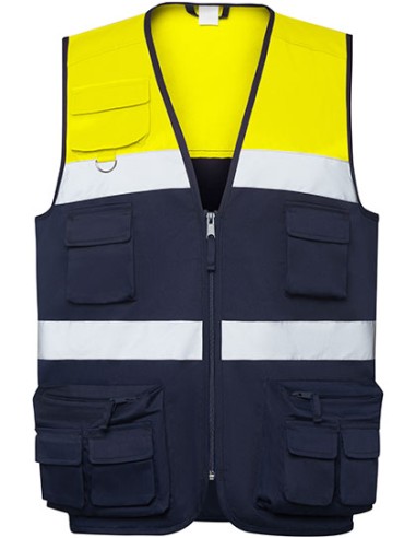 ROL-HV9323-High visibility Multi-Pocket Vest Beta