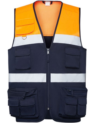 ROL-HV9323-High visibility Multi-Pocket Vest Beta
