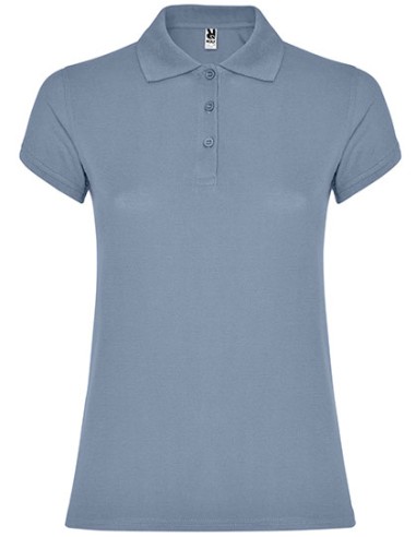 ROL-PO6634-Womens Star Poloshirt