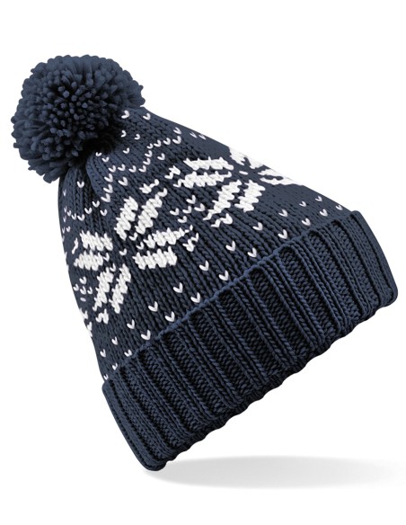 B-B456-Fair Isle Snowstar® Beanie