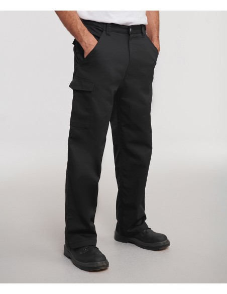 RUS-0R001M0-Workwear Polycotton Twill Trousers