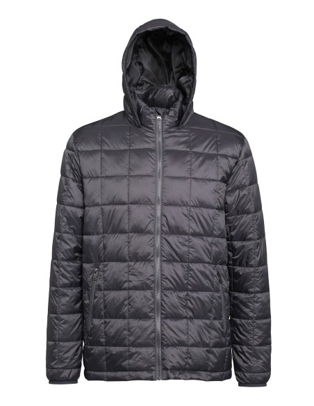 2-TS025-Veste à capuche matelassée