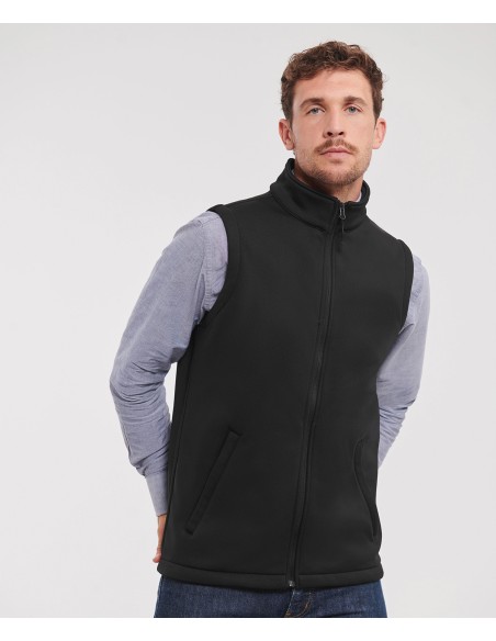 RUS-0R041M0-Mens Smart Softshell Gilet