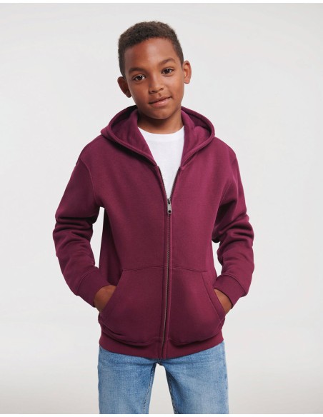 RUS-0R266B0-Kids Authentic Zipped Hood Jacket