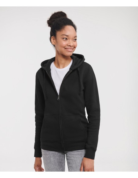 RUS-0R266F0-Ladies Authentic Zipped Hood Jacket
