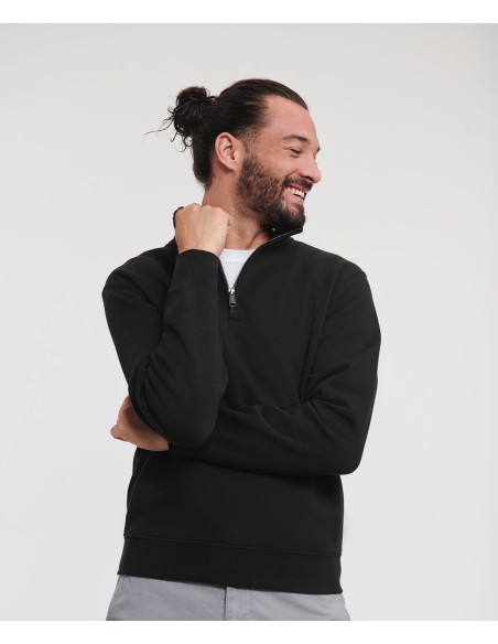 RUS-0R270M0-Authentic Quarter Zip Sweat