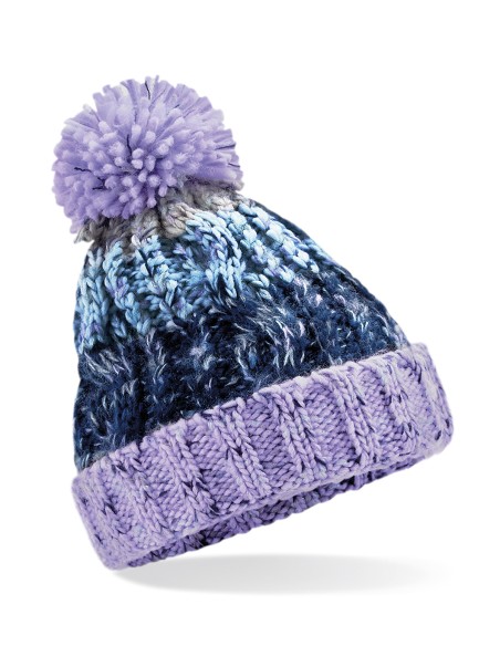 B-B486A-Bonnet enfant à pompon tire-bouchon