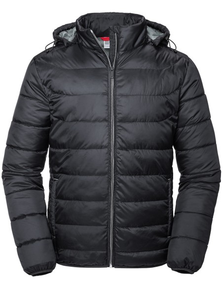 RUS-0R440M0-Mens Hooded Nano Jacket