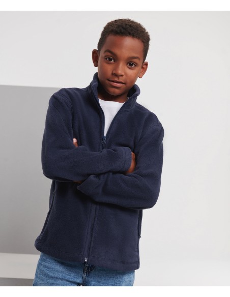 RUS-0R870B0-Kids Full Zip Outdoor Fleece
