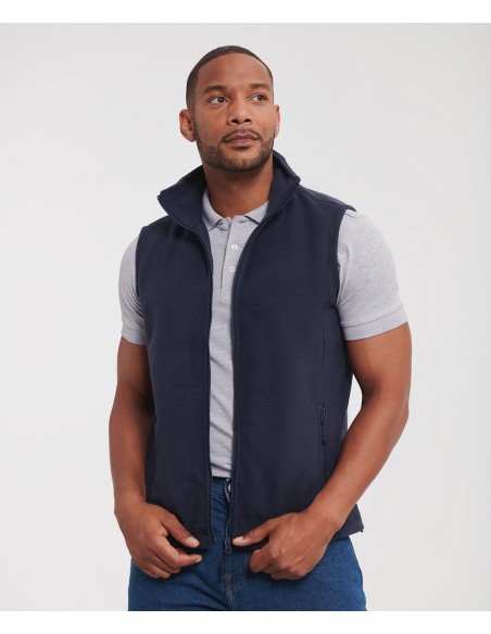 RUS-0R872M0-Mens Outdoor Fleece Gilet