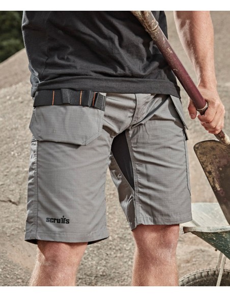 SCR-S441-Short Trade Flex avec poches-étuis