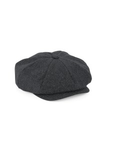 B-B629-Melton Wool Baker Boy Cap