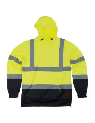 SCR-S563-Sweat à capuche haute visibilité