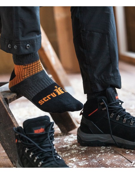 SCR-SE027-Chaussettes Worker, 3 paires