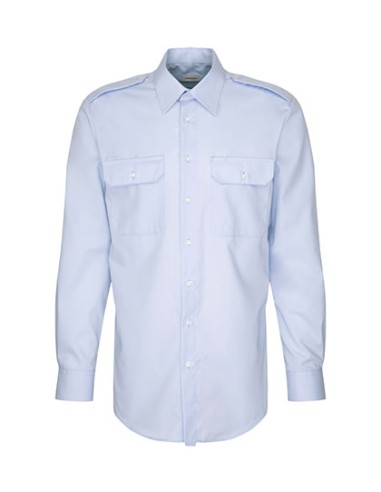 SEI-146760-Mens Pilot Shirt Regular Longsleeve
