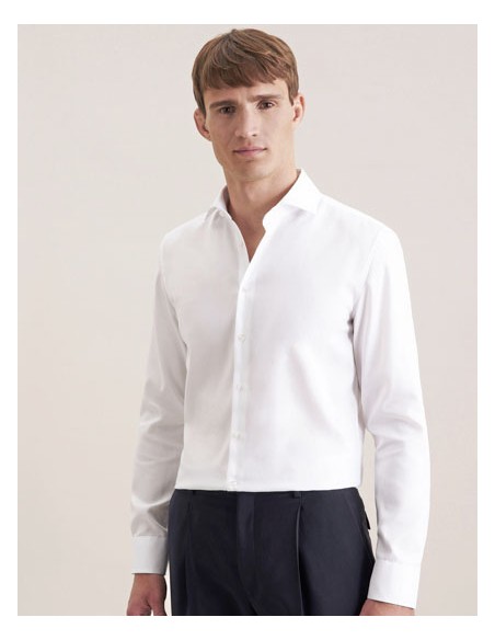 SEI-693677-Mens Shirt Slim Fit Oxford Longsleeve