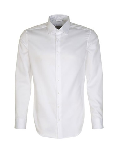 SEI-843510-Mens Shirt Shaped Fit Fine Twill Longsleeve
