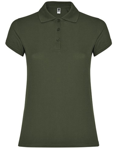ROL-PO6634-Womens Star Poloshirt
