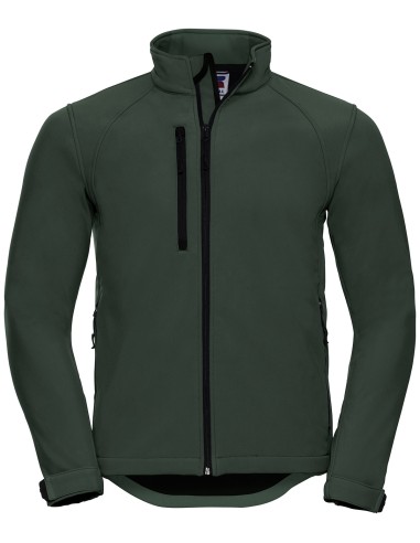 RUS-0R140M0-Mens Softshell Jacket