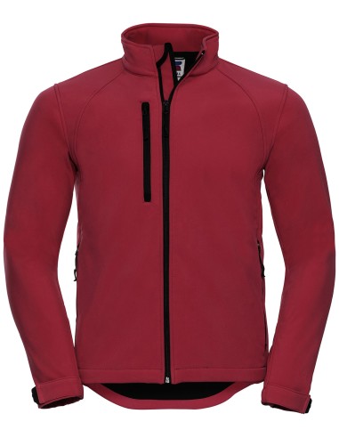 RUS-0R140M0-Mens Softshell Jacket