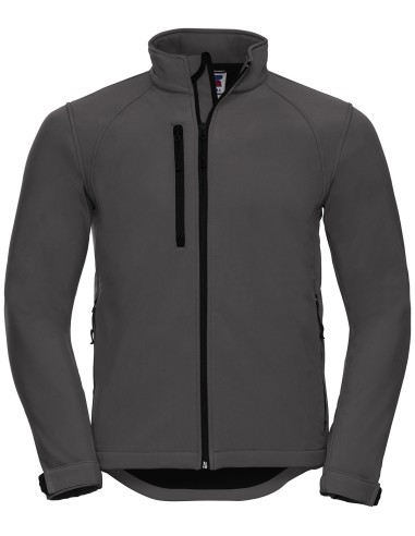 RUS-0R140M0-Mens Softshell Jacket