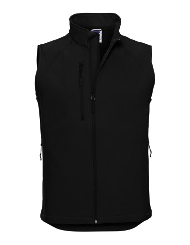 RUS-0R141M0-Mens Softshell Gilet