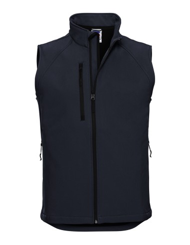RUS-0R141M0-Mens Softshell Gilet