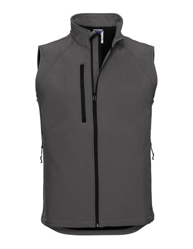 RUS-0R141M0-Mens Softshell Gilet