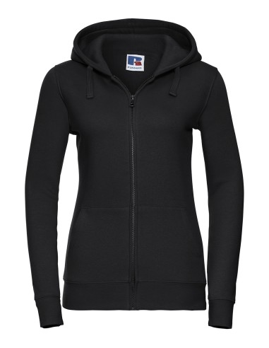 RUS-0R266F0-Ladies Authentic Zipped Hood Jacket