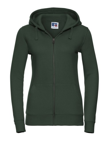 RUS-0R266F0-Ladies Authentic Zipped Hood Jacket