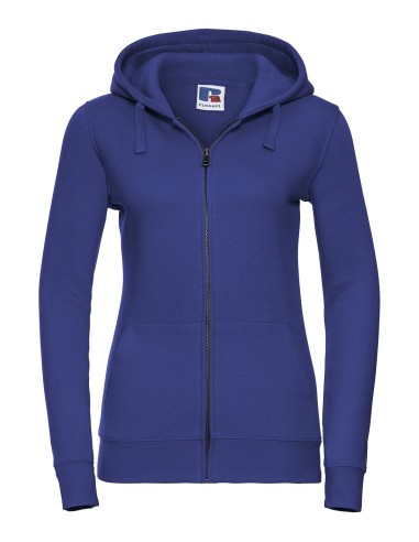 RUS-0R266F0-Ladies Authentic Zipped Hood Jacket