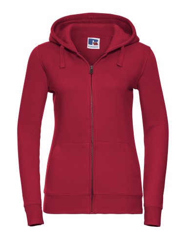 RUS-0R266F0-Ladies Authentic Zipped Hood Jacket