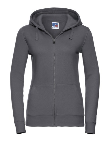 RUS-0R266F0-Ladies Authentic Zipped Hood Jacket