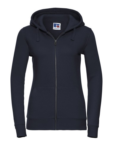 RUS-0R266F0-Ladies Authentic Zipped Hood Jacket
