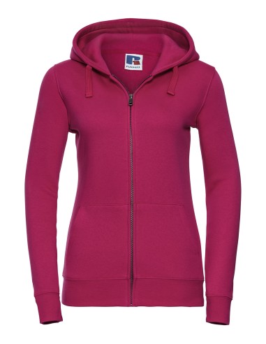 RUS-0R266F0-Ladies Authentic Zipped Hood Jacket